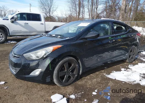 2013 Hyundai Elantra Gls из США, поврежденный, VIN 5NPDH4AEXDH284595